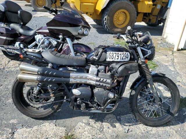  Salvage Triumph Motorcycle Street