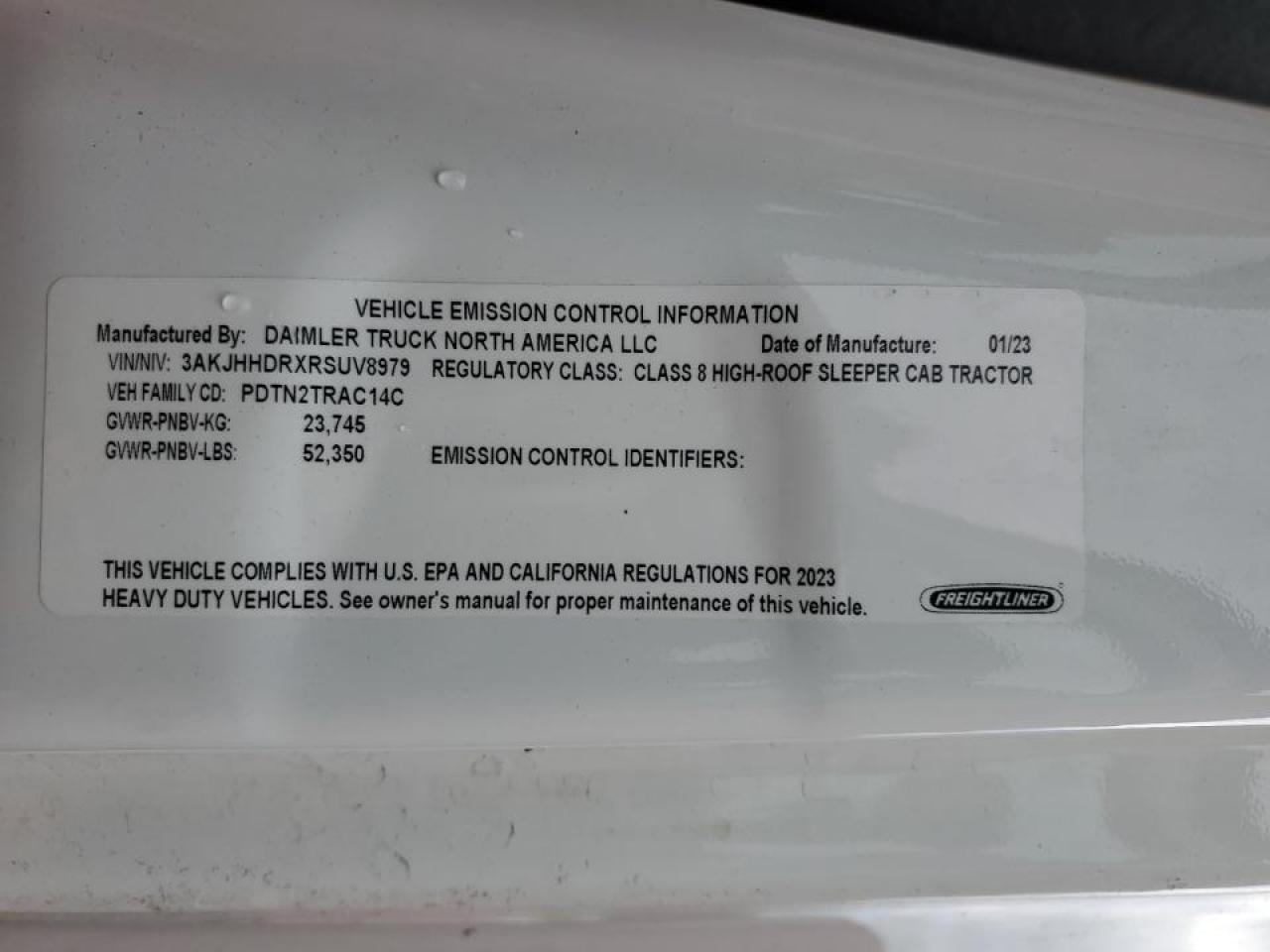 Freightliner Cascadia 1 Image 7