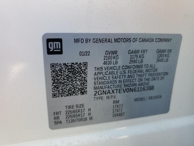 Chevrolet Equinox Lt Image 9