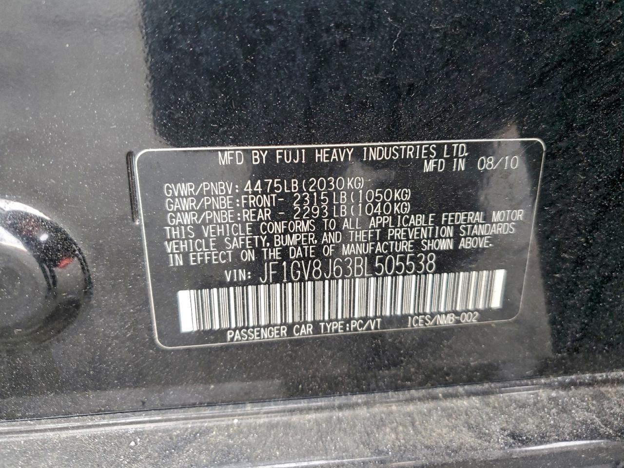 Subaru WRX Wrx Sti Image 8