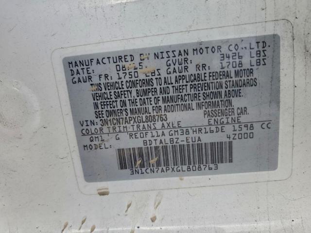 Nissan Versa S Image 10