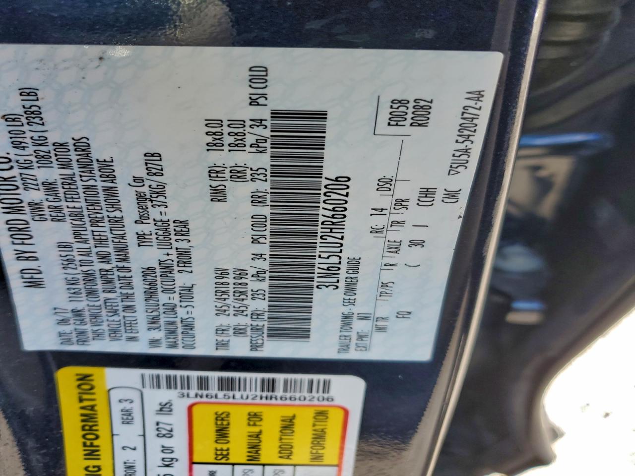 Lincoln MKZ Hybrid Select Image 10