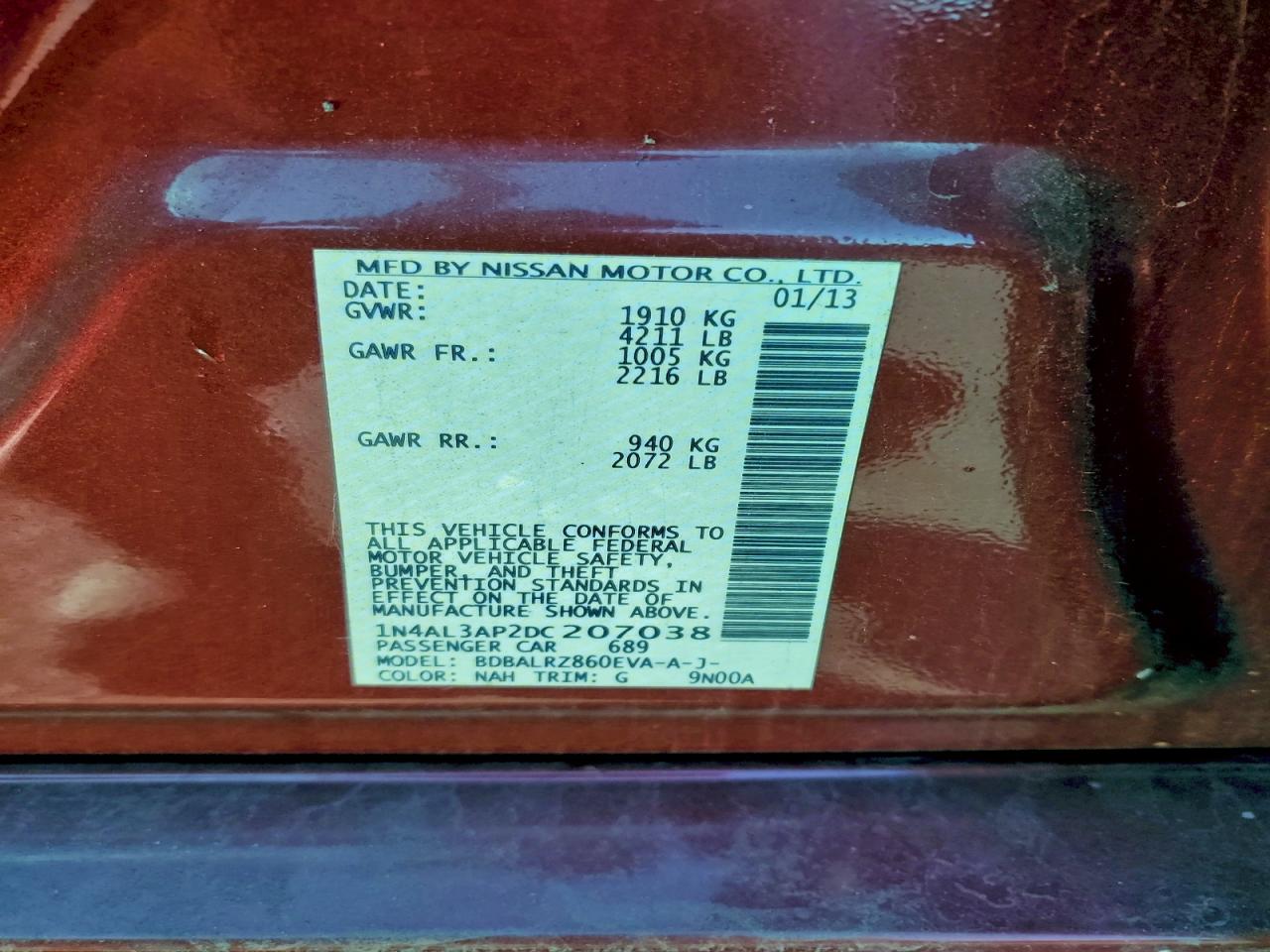 Nissan Altima 2.5 Image 9