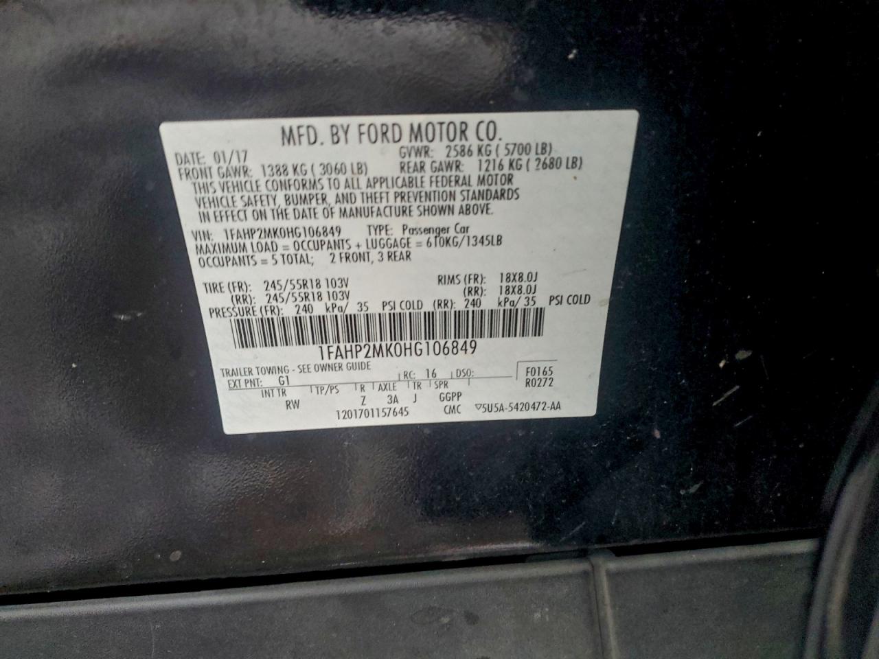 Ford Taurus Police Interceptor Image 7