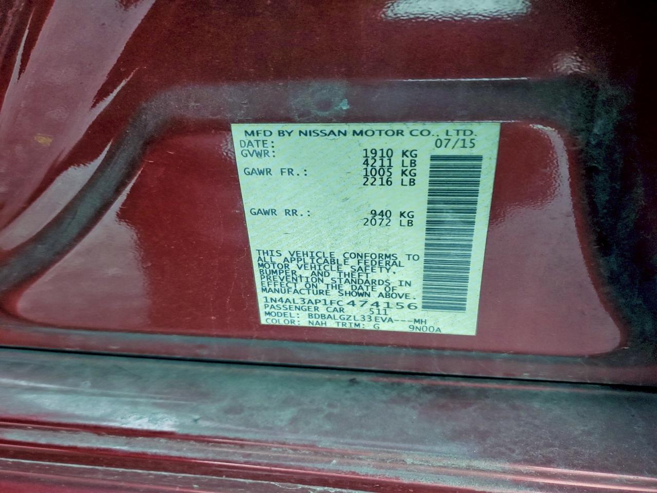 Nissan Altima 2.5 Image 10